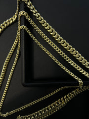 10k & 14k Yellow Gold Miami Cuban Link Chain