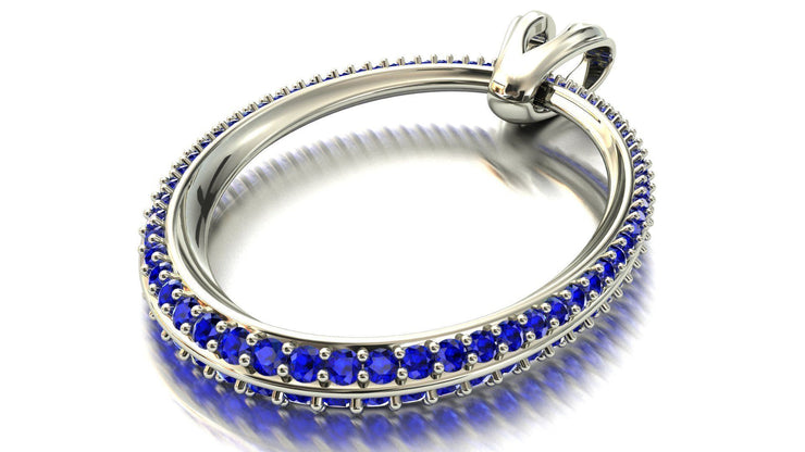 Diamond Eternity band pendant