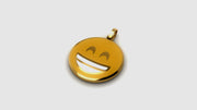 Solid gold emoji pendants