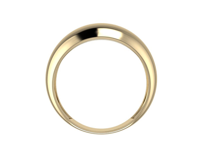 10k 14k 18k 22k Men's Wedding Gold Band Solid - Gold High Polished Wedding Band Ring