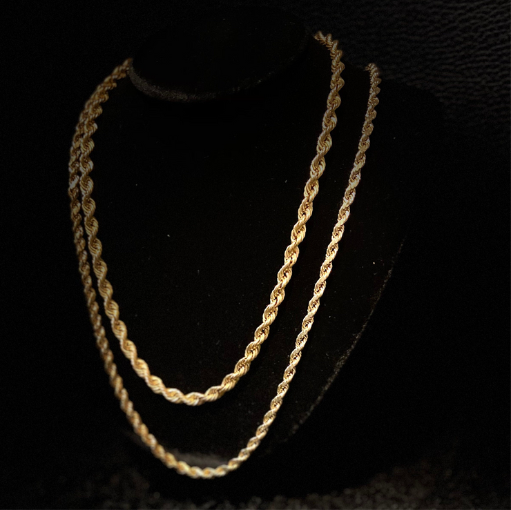 10k & 14k Rope Chain - Classic Rope Chain