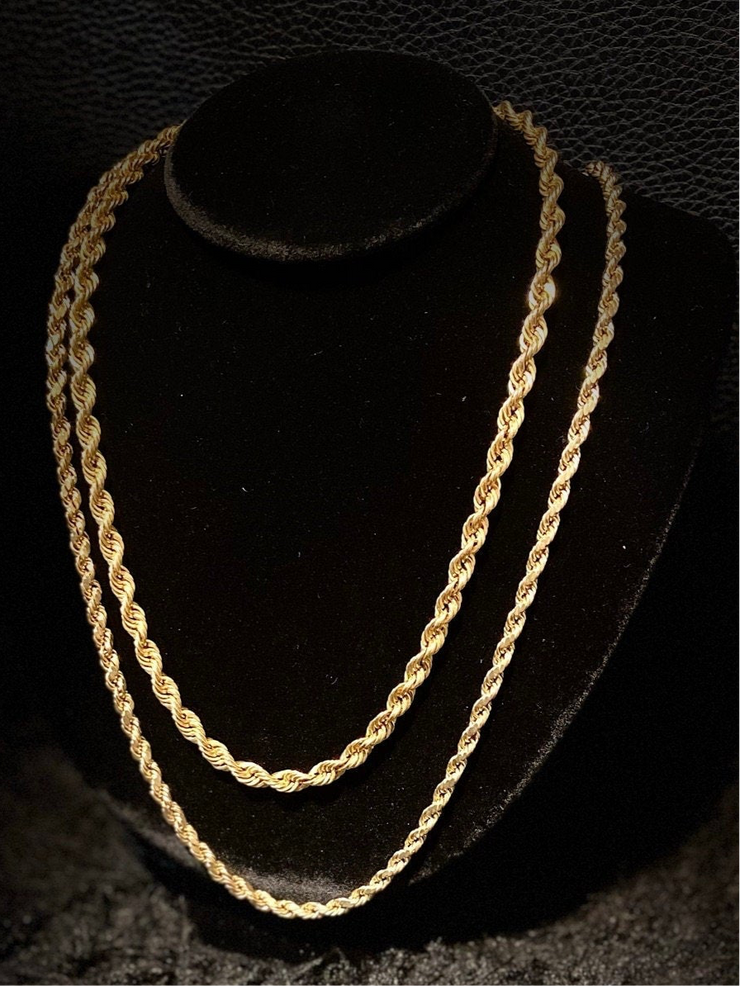 10k & 14k Rope Chain - Classic Rope Chain