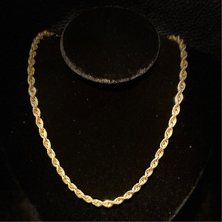 10k & 14k Rope Chain - Classic Rope Chain