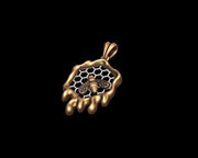 Yellow Gold Honey Bee Charm