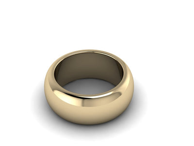 10k 14k 18k 22k Men's Wedding Gold Band Solid - Gold High Polished Wedding Band Ring