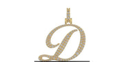 10k 14k Custom Diamond Initial Pendant - Diamond Letter Charm - Letter Charm Jewelry, Inital Charm For Women, Men, and kids – A – 10k