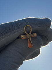 10k 14k 18k 22k Solid Gold Egyptian Ankh Ring