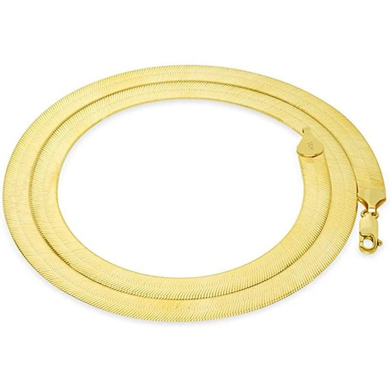 10k & 14k Yellow Gold Herringbone Chain