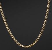 10k & 14k Yellow Gold Venetian Box Chain