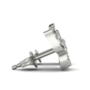 Diamond Butterfly studs