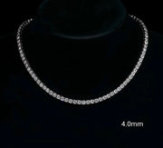 14k Diamond Tennis Chains - Yellow Gold Diamond Tennis Necklace