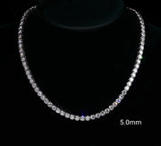 14k Diamond Tennis Chains - Yellow Gold Diamond Tennis Necklace