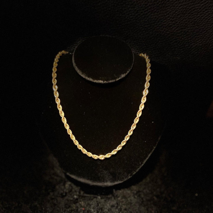 10k & 14k Rope Chain - Classic Rope Chain