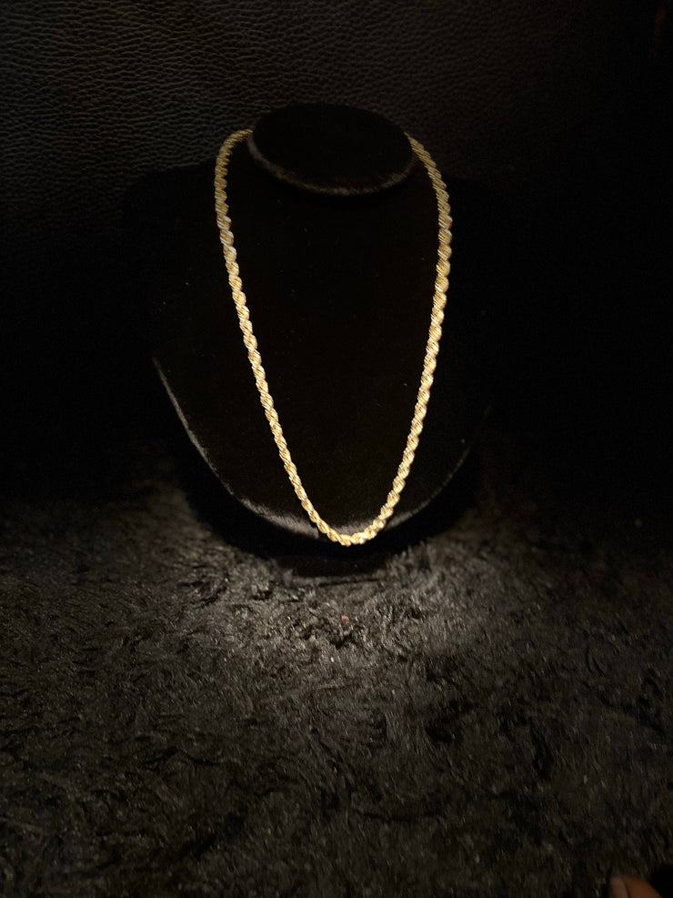 10k & 14k Rope Chain - Classic Rope Chain