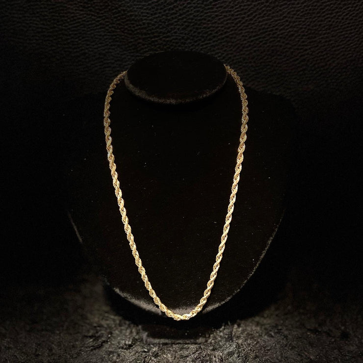 10k & 14k Rope Chain - Classic Rope Chain