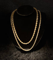 10k & 14k Rope Chain - Classic Rope Chain