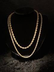 10k & 14k Rope Chain - Classic Rope Chain
