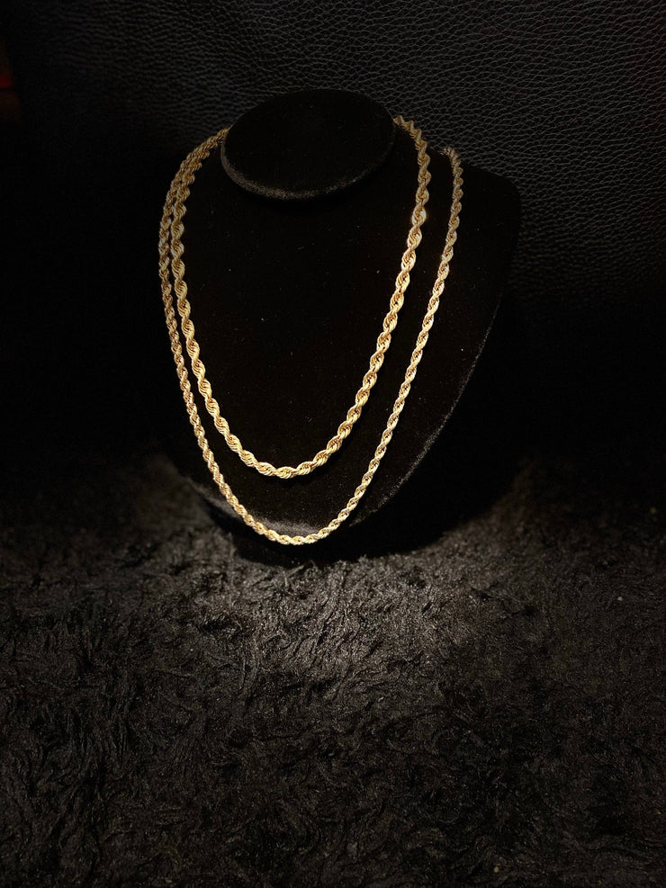 10k & 14k Rope Chain - Classic Rope Chain
