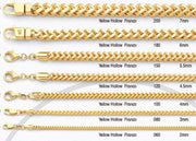 10k & 14k Yellow Gold Franco Chain