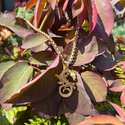 18k Solid Gold Dragon Pendant - Multiple Gold And Color Options Available - Dragon Necklace Charm