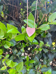 10k 14k 18k Diamond Trimmed Rose Gold Heart Shaped Pendant & Chain Set - Heart Shaped Picture Pendant - 10k and 14k Gold Memory Pendant