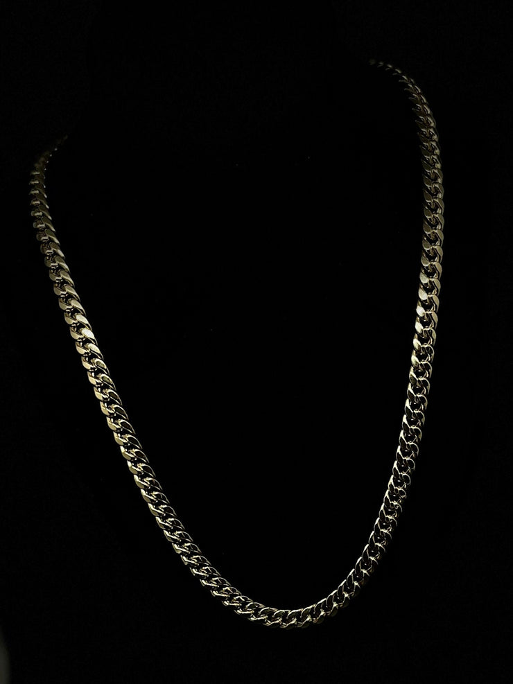 10k & 14k Yellow Gold Miami Cuban Link Chain