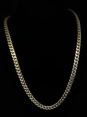 10k & 14k Yellow Gold Miami Cuban Link Chain