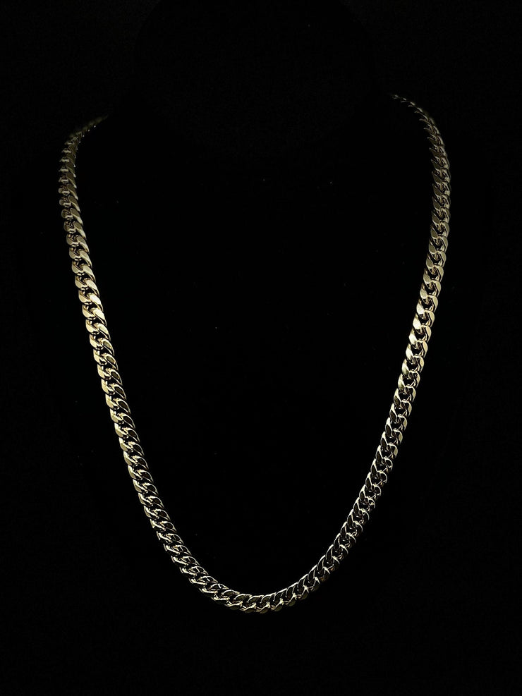 10k & 14k Yellow Gold Miami Cuban Link Chain